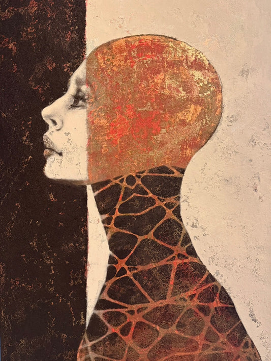 "A glimpse of Audry" SOLD.